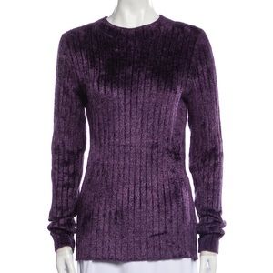 SIES MARJAN crew neck purple sweater pullover size XS